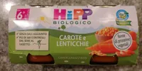 Carote e lenticchie