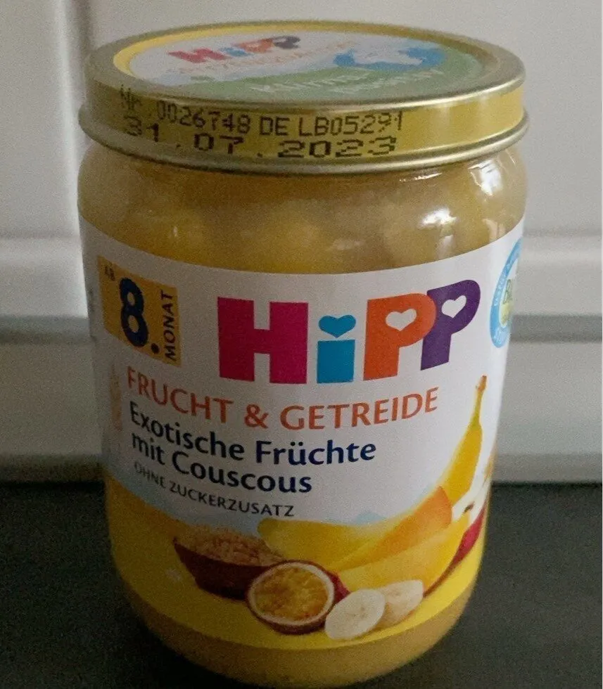 Exotische Früchte mit Couscous (ab 8. Monat)