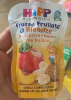 Frutta frullata e biscotto