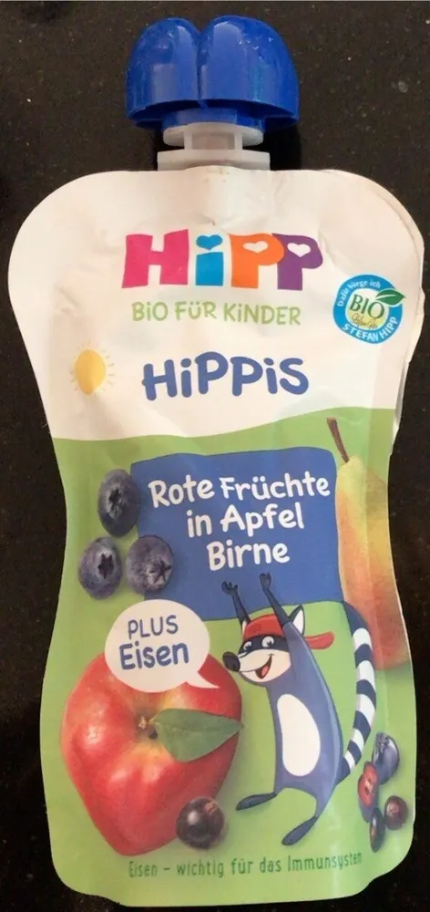 Hippis fruits rouges, pomme et poire