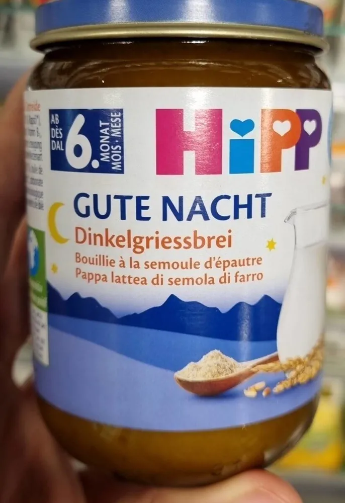Gute Nacht Dinkelgriessbrei