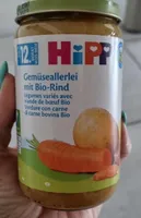 Légumes variés avec viande de bœuf BIO