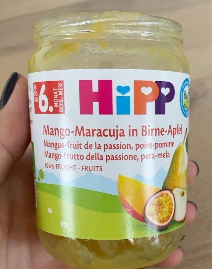 Mango-maracuja in Birne-Apfel