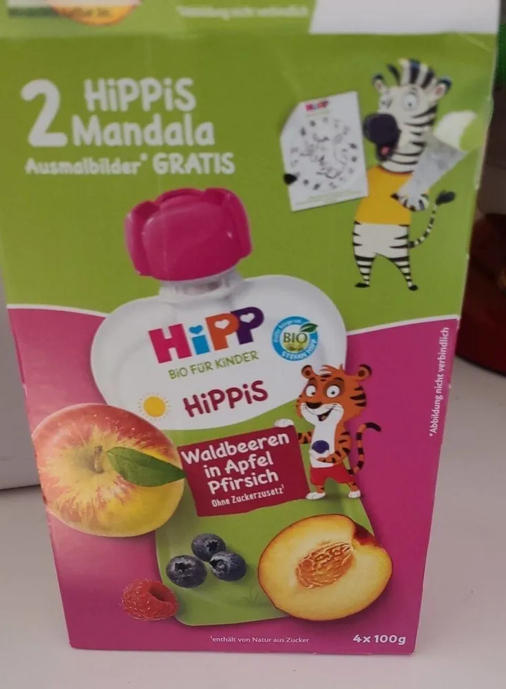 Waldbeeren in apfel pfirsich