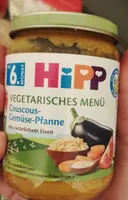 Vegetarisches Menü Couscous-Gemüse-Pfanne