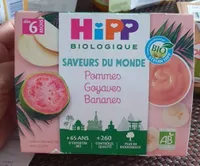 Saveurs du monde Pommes goyaves bananes