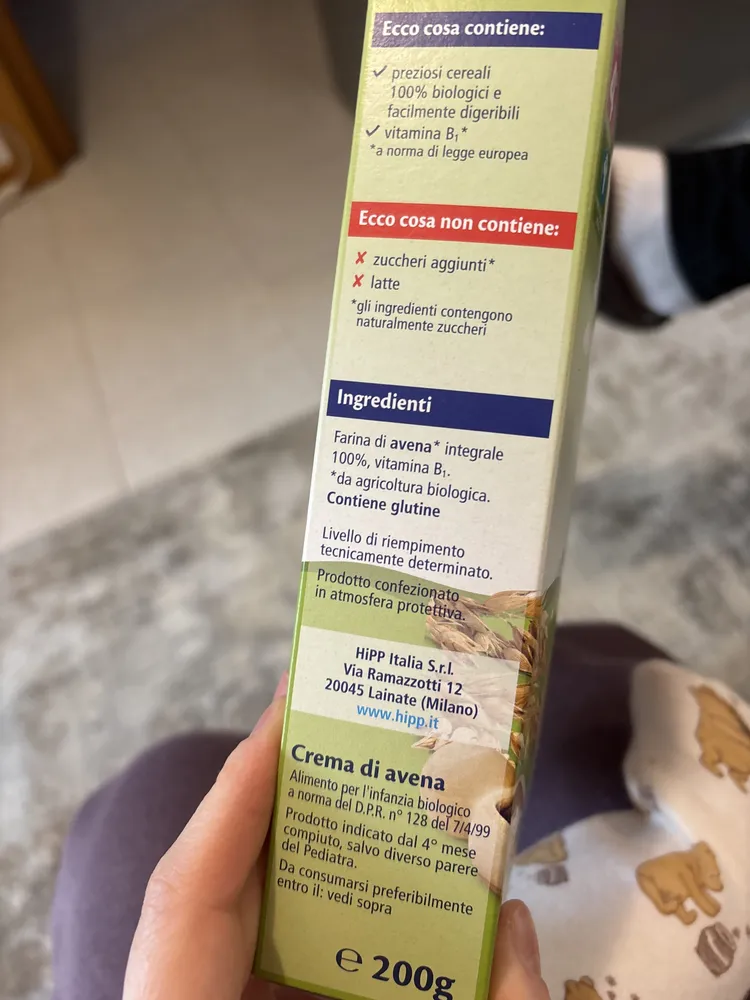 Crema di cereali Avena