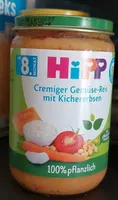 Cremiger Gemüse-Reis mit Kichererbsen (ab 8. Monat)