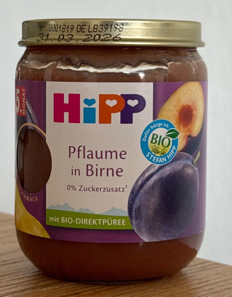 Pflaume in Birne (ab 5. Monat)