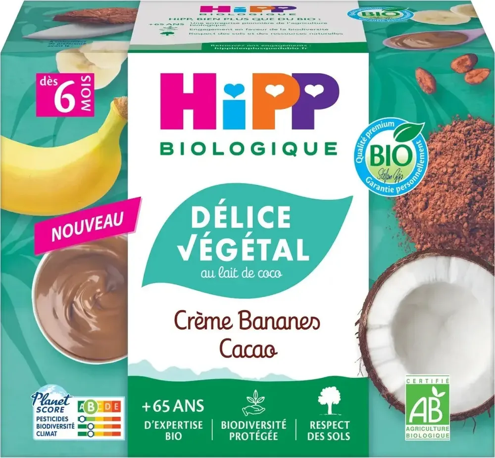 Delice végétal au lait de coco