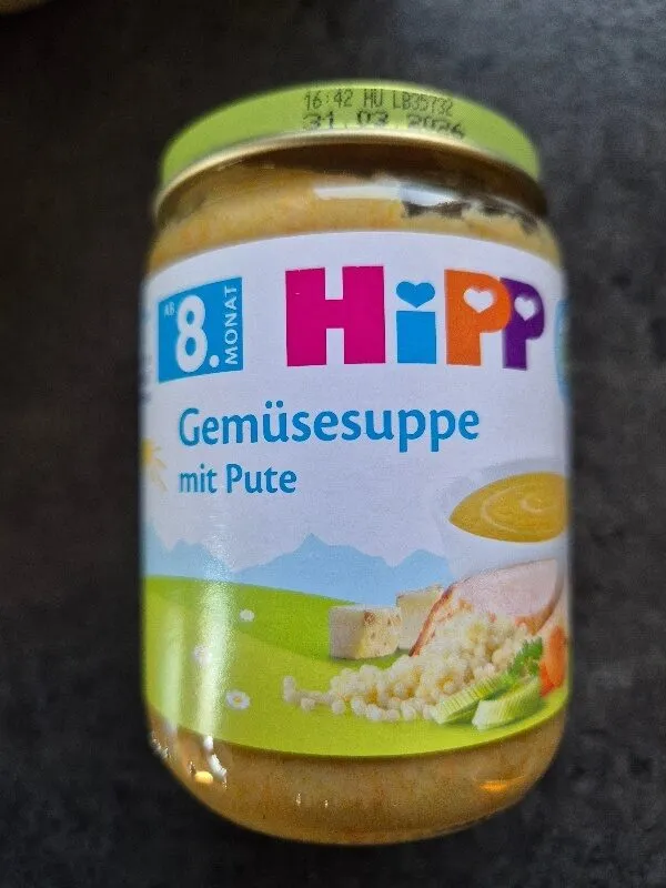Gemüsesuppe mit Pute (ab 8. Monat)