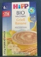 Bio Milchbrei Grieß Banane