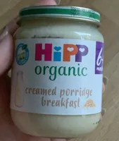 Creamed porridge breakfast