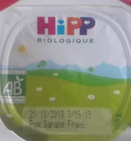 Délices de lait brassé pommes bananes framboises