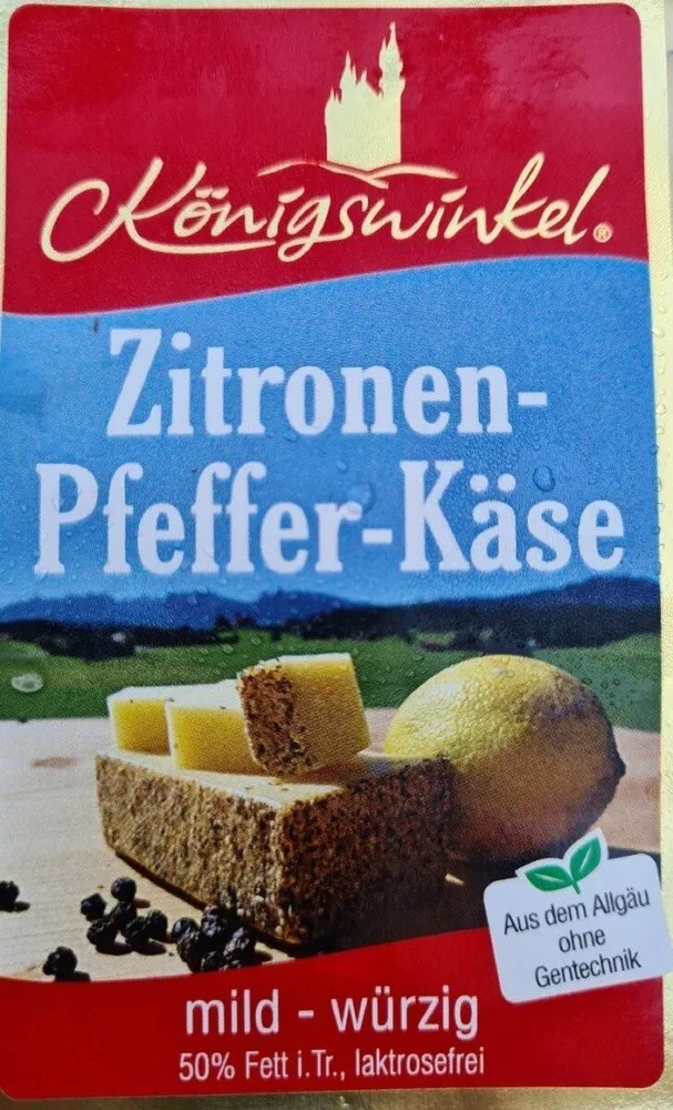 Zitronen-Pfeffer-Käse