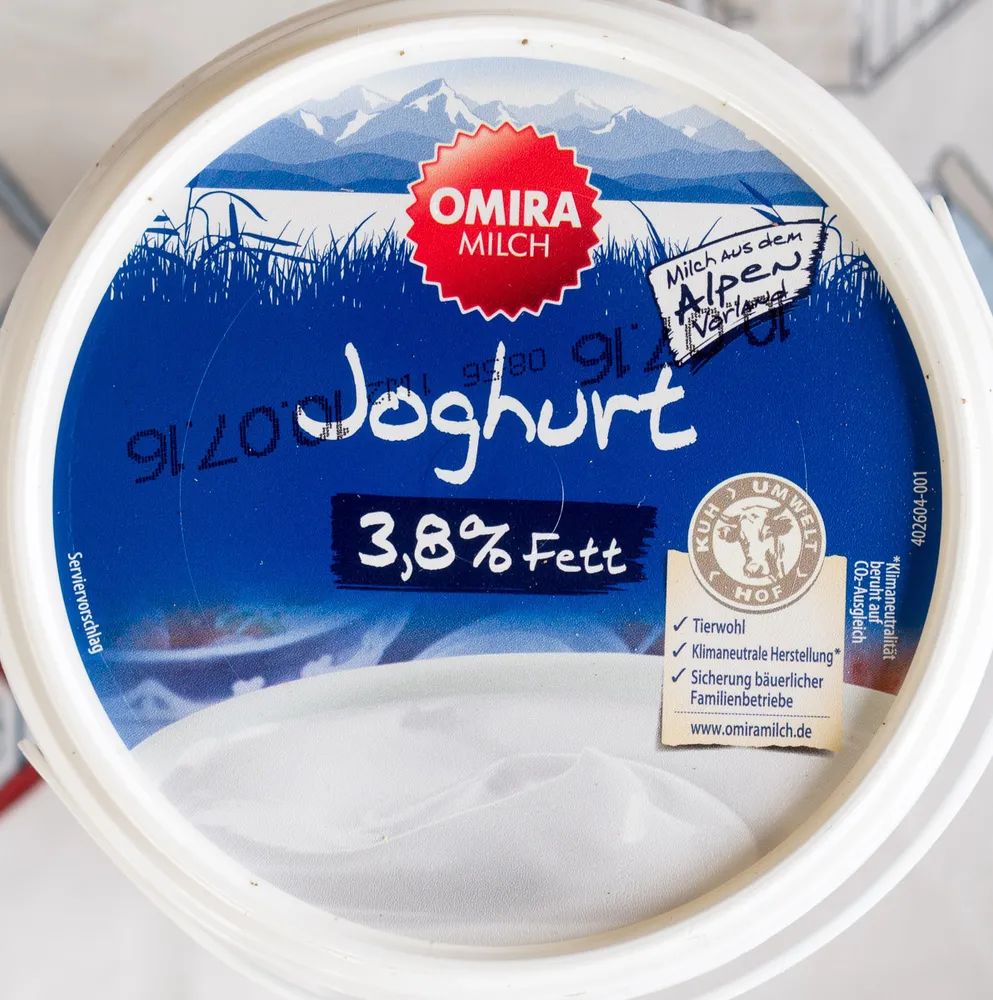 Joghurt 3,8% Fett