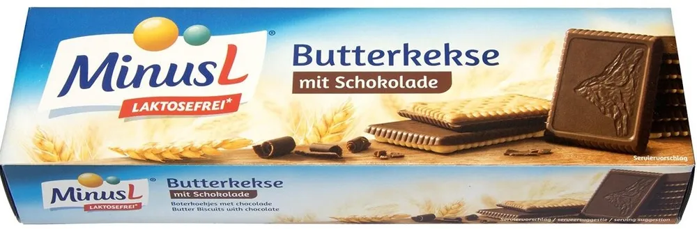 Butterkekse mit Schokolade