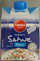 Sahne zum Kochen 15% Fett