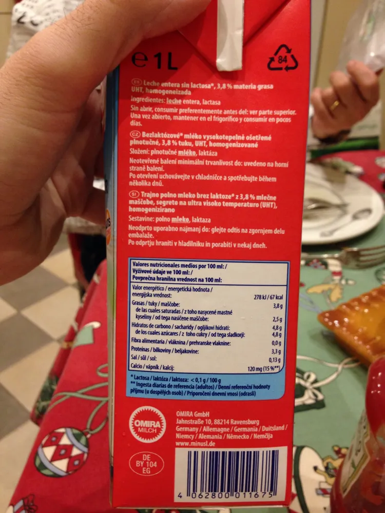 Lait entier