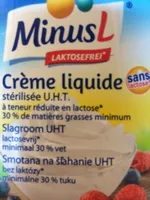 Crème Liquide Sans Lactose