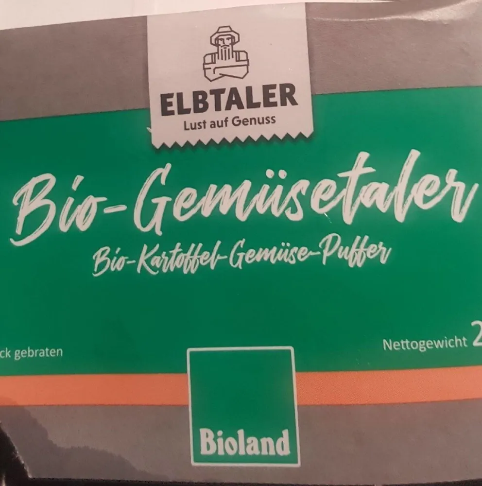 Bio Gemüsetaler
