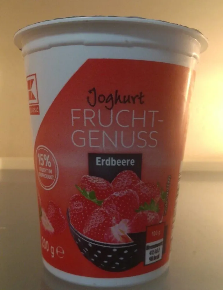 Joghurt Fruchtgenuss Erdbeere