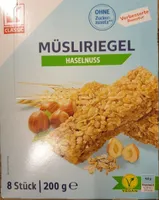 Müsliriegel - Haselnuss