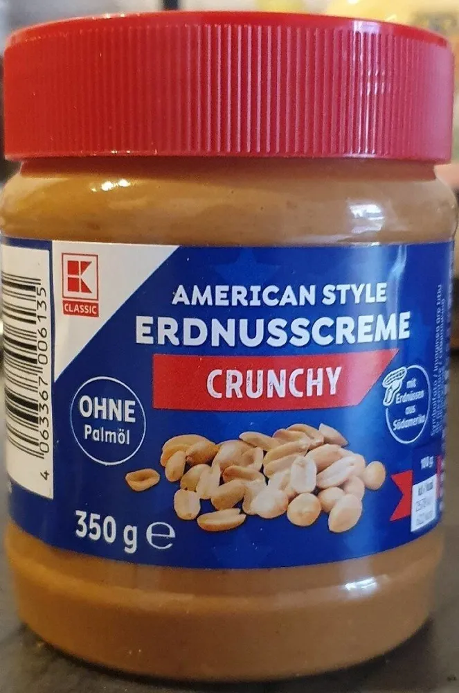 American Style Erdnusscreme - Crunchy