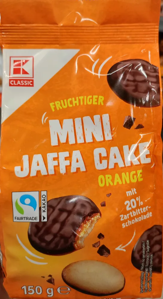 Jaffa cake minis Orange