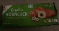 Gefüllte Hörnchen Nuss - Nougat - Creme