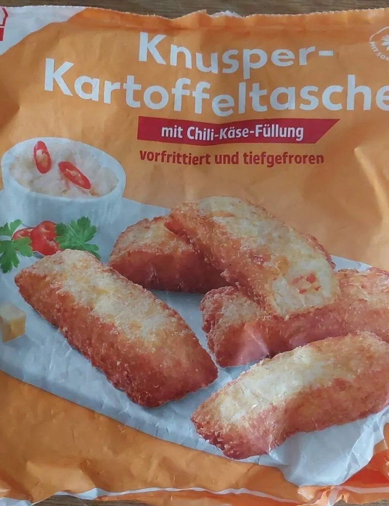 Knusper Kartoffelraschen mit Chili-Käse-Füllung