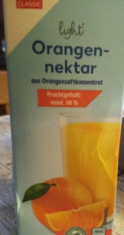 Orangen-nektar light