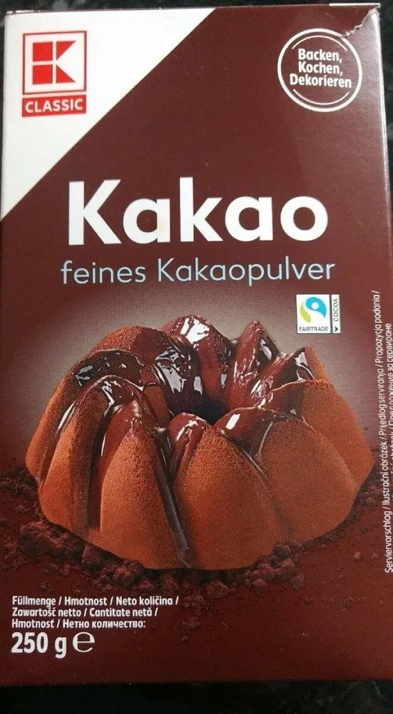Kakao feines Kakaopulver