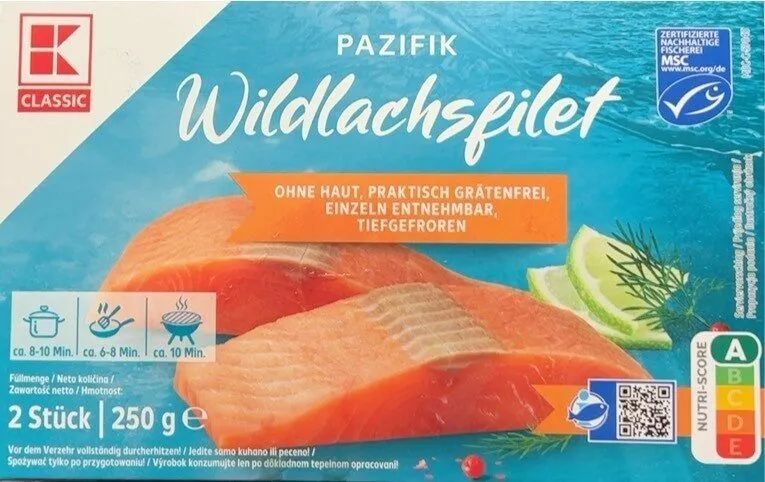 Pazifik Wildlachsfilet