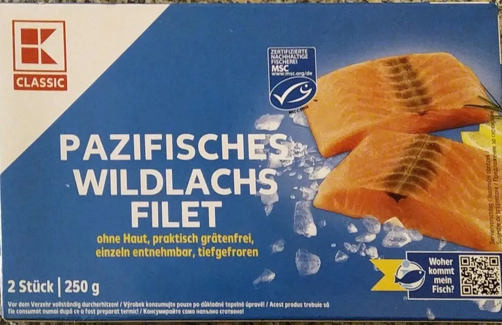 Pazifisches Wildlachs Filet