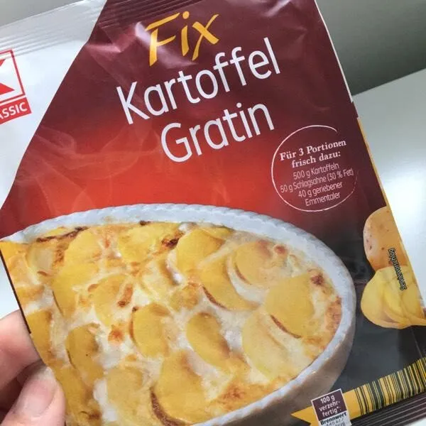 Kartoffel gratin
