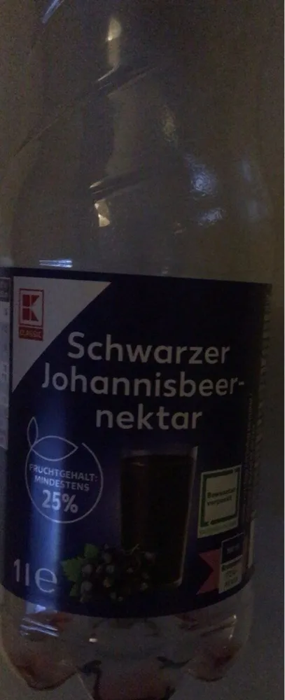 Schwarze Johannisbeeren Nektar