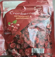 Cranberries GETROCKNET & GEZUCKERT