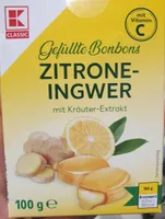 Zitrone-Ingwer mit Kräuter-Extrakt