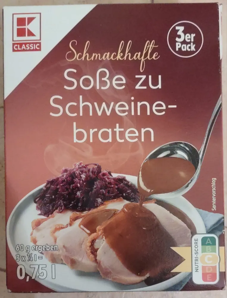 Schmackhafte Soße zu Schweinebraten