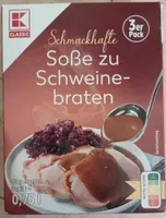 Schmackhafte Soße zu Schweinebraten