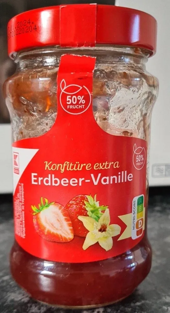 Konfitüre Erdbeer-Vanille