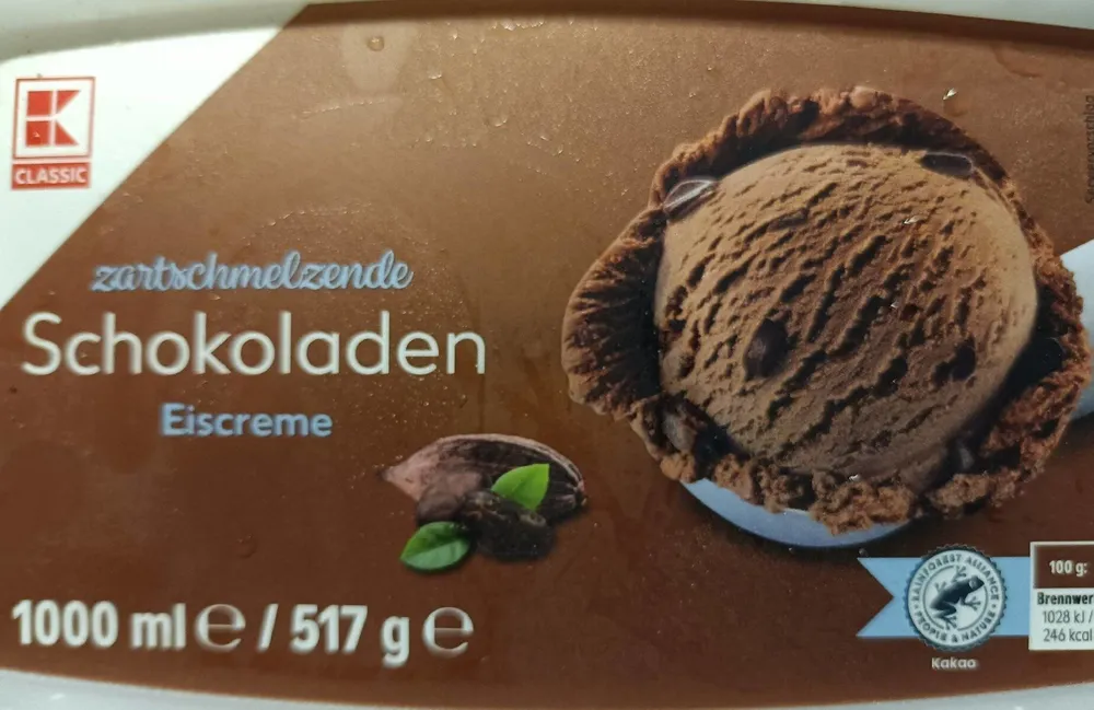 Schokoladen Eiscreme