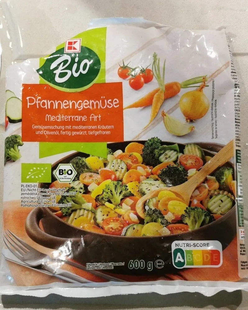 Pfannengemüse Mediterrane Art