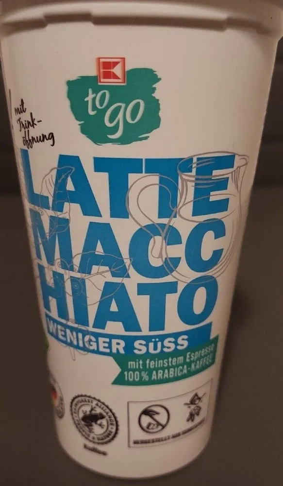 K To Go Latte Macchiato weniger süß