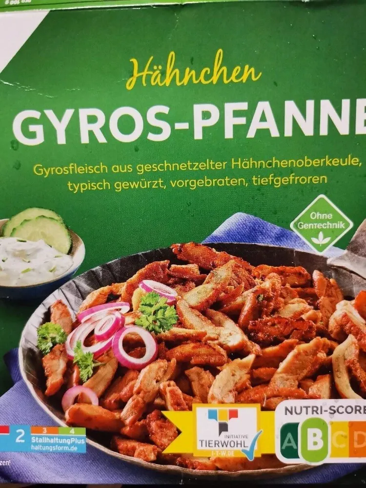 Hähnchen Gyros Pfanne