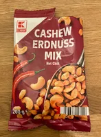 Cashew Erdnuss Mix Hot Chili