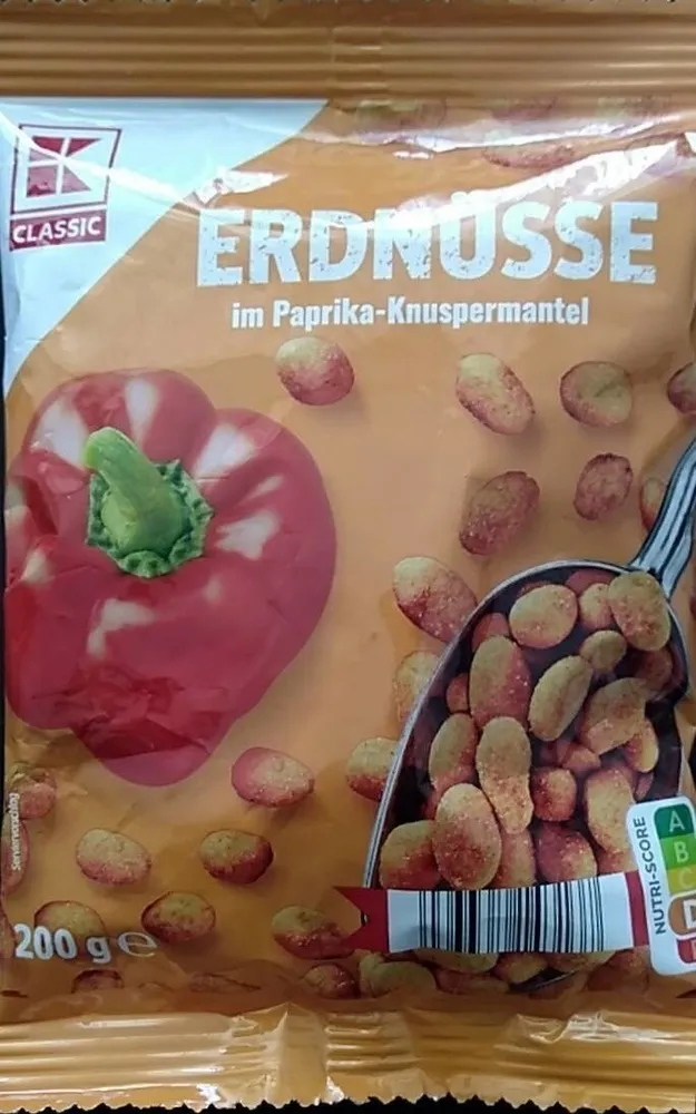 Erdnüsse im Paprika-Knuspermantel