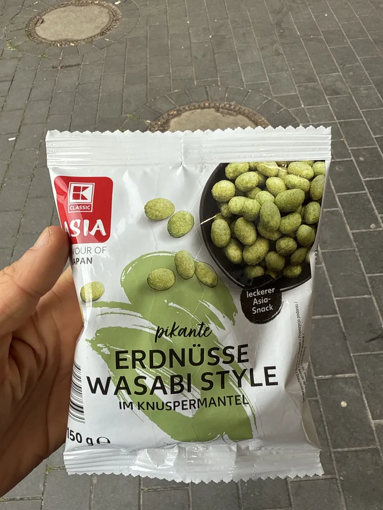 Erdnüsse Wasabi Style