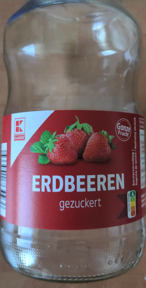 Erdbeeren gezuckert/ Kcl